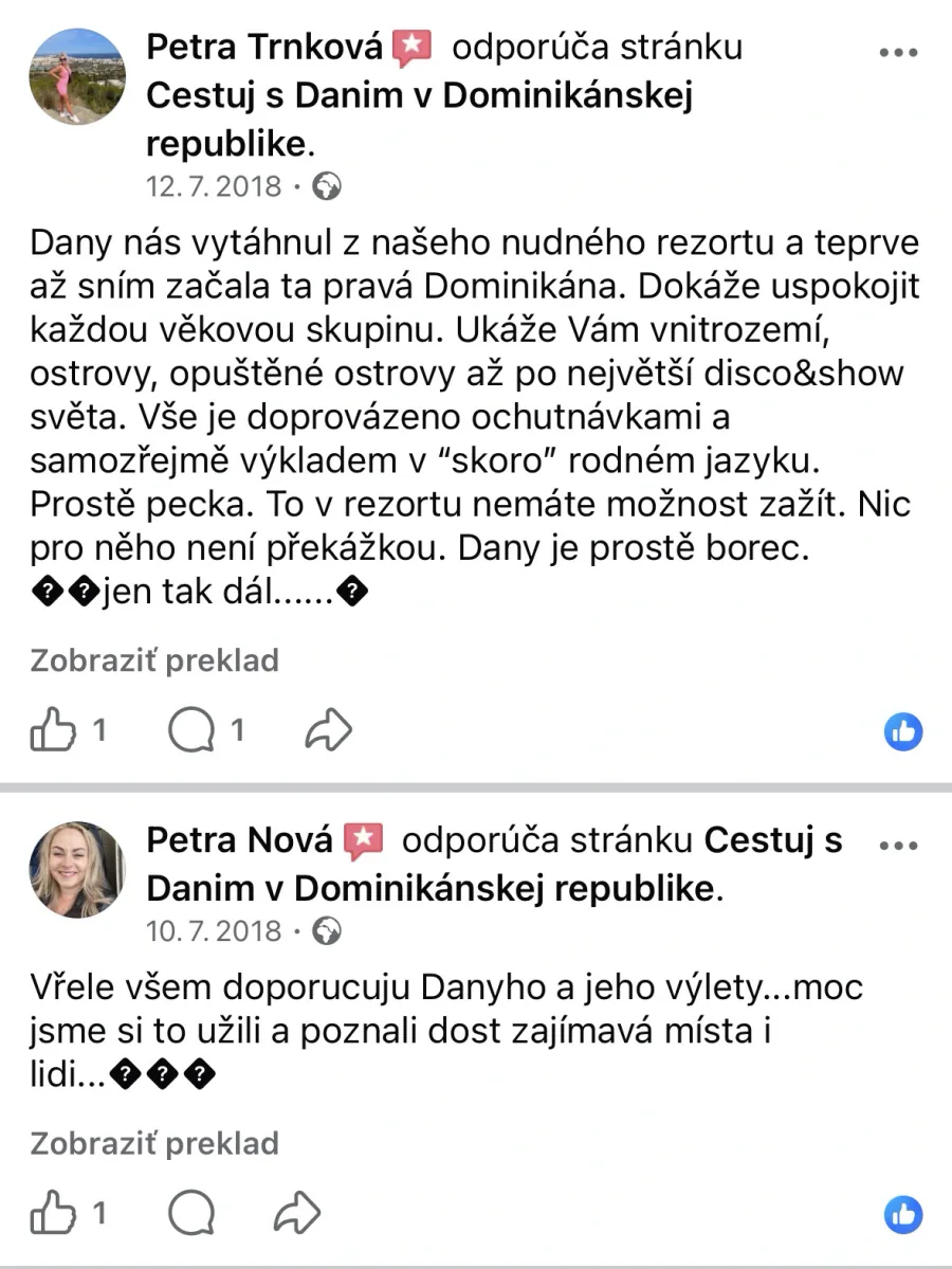 Recenzia klientov na komunikáciu a výklad