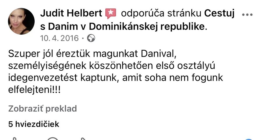 Magyar ügyfélvélemény Dani idegenvezetéséről
